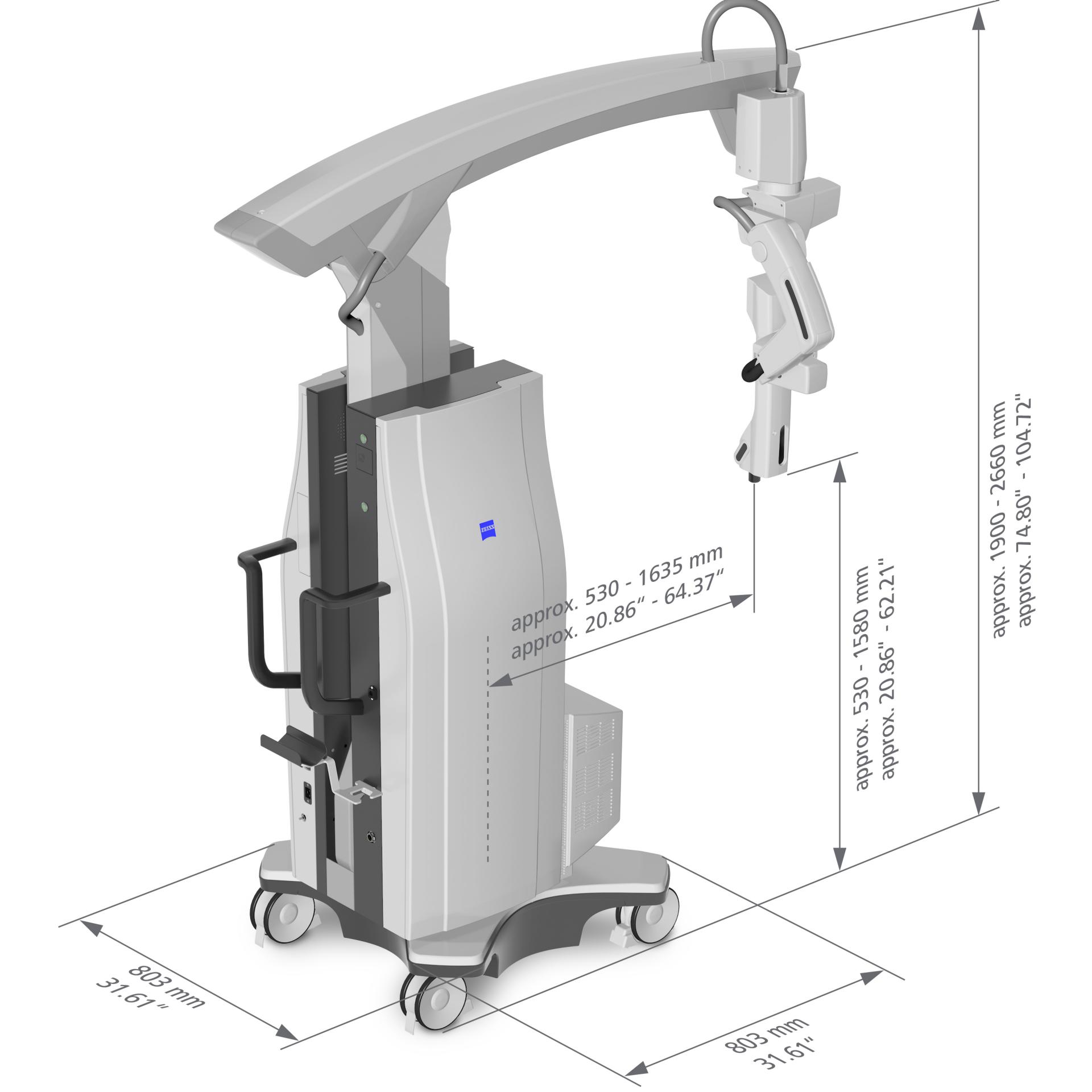ZEISS INTRABEAM 700 Technical Specifications SMART Stand in 3D