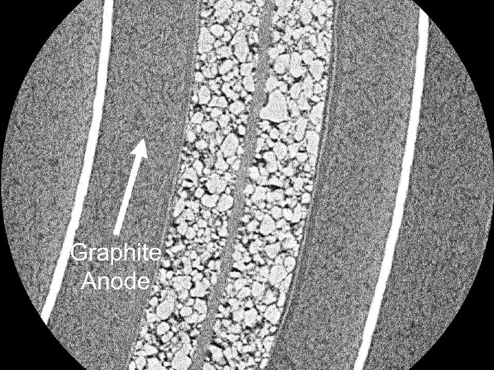 This FDK image, with labels, demonstrates significant noise in comparison to the DeepRecon Pro image